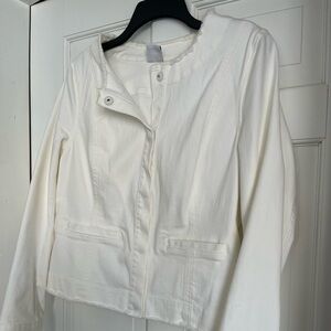 Cabi Castaway white jacket